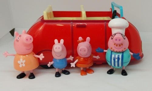 Peppa Pig's Talking Red Car Original Pieces Works 4 Peppa Figures - Bild 6 von 11
