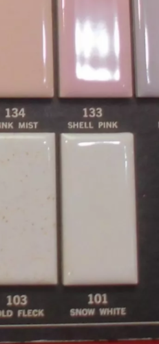 Azulejo de colección Mid-State/Mannington MCT 4 3/8" x 4 3/8" Blancanieves #101 Bullnose 2 piezas - Imagen 11 de 11
