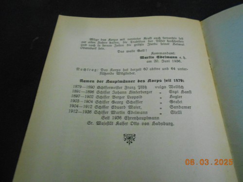 Geschichte des Schiffer Schützen Korps Oberndorf 1937 Regimentsgeschichte - Bild 4 von 4