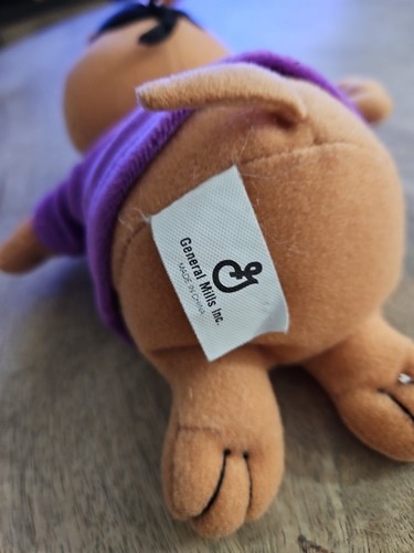 Vintage 1998 General Mills Cookie Crisp Crook Beanbag Plush! Breakfast Pals - Picture 3 of 4