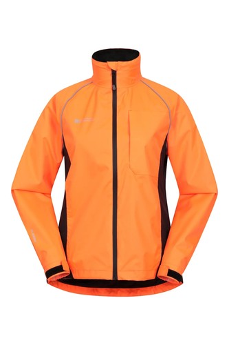 Womens Waterproof Jacket Size 6 Mountain Warehouse Adrenaline Breathable hi-viz - Picture 1 of 5