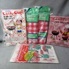 Vintage Picnic Table Plastic Table Cover Lot Five New Old Stock Red White