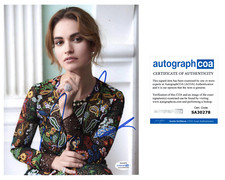Lily James Signed Autographed What's Love Got to Do with It 8x10 Photo ACOA A Lily James Signed Autographed What's Love Got to Do with It 8x10 Photo ACOA A