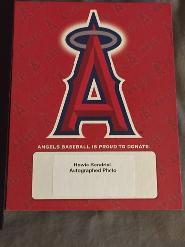 Howie Kendrick signed autographed framed photo Washington nationals Angels MLB - Picture 6 of 7