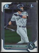 2022 Bowman Victor Labrada BCP-150 1st Chrome | Seattle Mariners