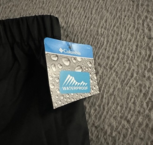 Columbia Cypress Brook II Rain Pants Youth XL 18-20 Black Kids Waterproof - Picture 5 of 13