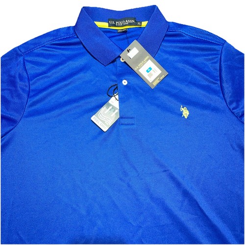 U.S. POLO ASSN Feel Dry Shirt Men’s XL Blue New With Tags - Picture 2 of 7
