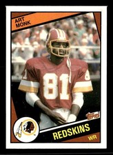 1984 Topps #384 Art Monk Washington Redskins