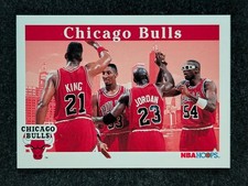 1992-93 NBA Hoops CHICAGO BULLS Base M. Jordan/ S. King/ S.Pippen/ H. Grant #269