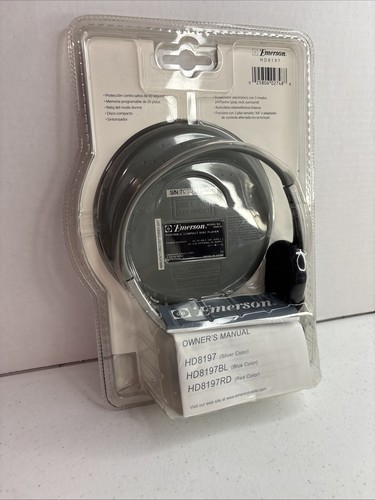 Emerson Portable CD Disc Player 60 Sec Anti Shock Headphones - Picture 5 of 5
