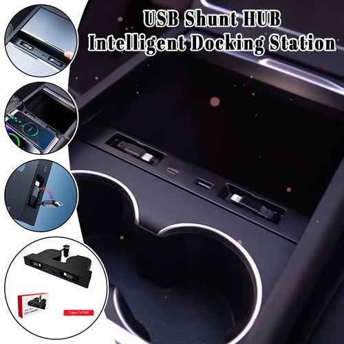 Fast Charger USB Shunt HUB Intelligent Docking Station Sunken Powered Splitter - Bild 2 von 13