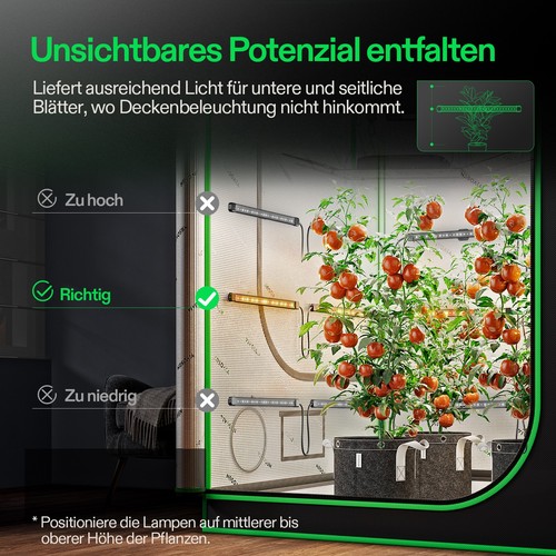 VIVOSUN LumaRay Seitenbeleuchtung (8-Balken), Vollspektrum-LED-Leisten - Bild 7 von 7