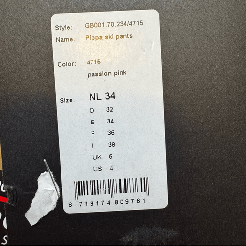 Goldbergh Pippa Skihose wasserdicht Passion Pink Neu mit Etikett US 4 - Bild 2 von 9