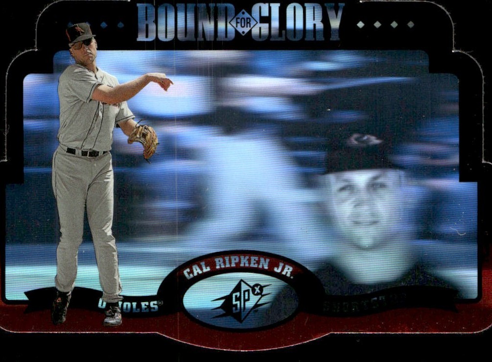 Cal Ripken Jr. 1996 SPx Bound for Glory Die-Cut #4 - Baltimore Orioles
