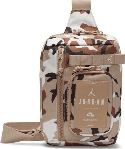 Jordan Hesi Crossbody Cross body Bag (3L) in Brown Camouflage Camo Rare NWT - Picture 2 of 5
