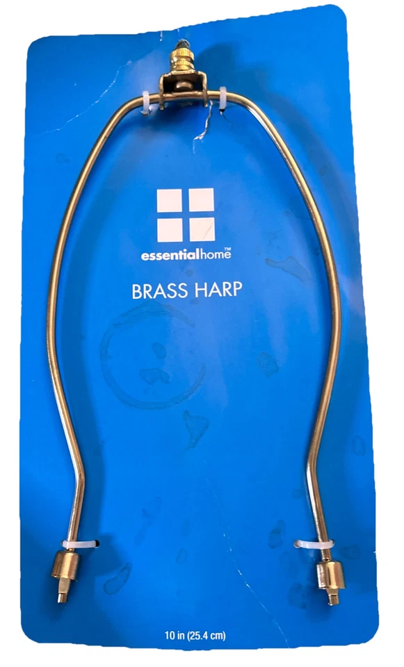 Essential Home 10 in. Lamp Harp - Brass—NEW - Image 2 of 3
