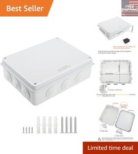 Compact  Certified Junction Box - Sturdy ABS Waterproof Electrical Solution