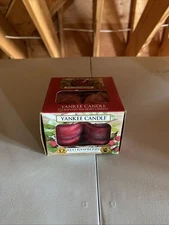 Yankee Candle 12 Red Raspberry Scented Tea Light Candles, Brand New