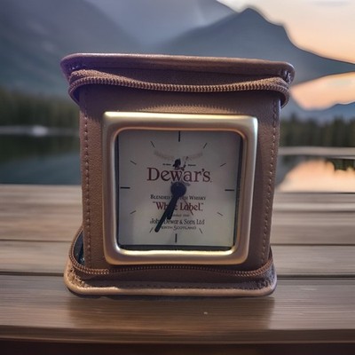 Dewars Scotch Whisky Promotional Travel Alarm Clock