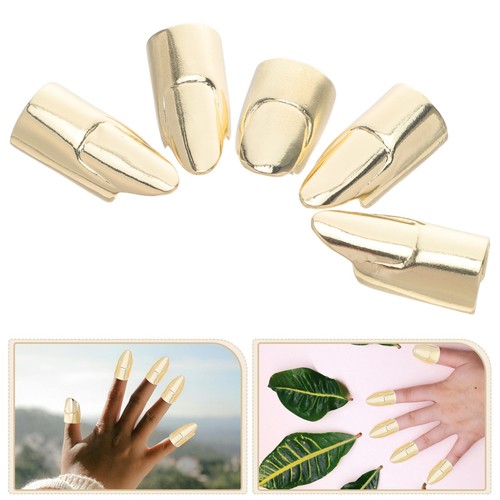  5 Stück Öffnungsnagelringe Halloween falsche Nägel Fingernagelschutz - Bild 7 von 20