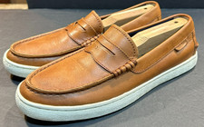 Cole Haan Nantucket Slip-On Penny Loafers Shoes Tan/Ivory Men's Size 7