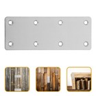5 Pcs Repair Board Hardware Flat Mending Brackets L-shaped Metal