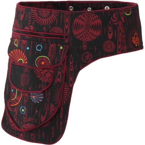 Gürteltasche mit Druckknöpfen, Hüfttasche Bauchtasche Goa Festival Tasche Nr. 20 - Bild 4 von 17