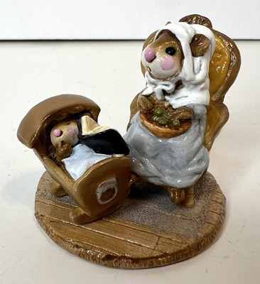 WEE FOREST FOLK  Sarah Ripley  Mom Baby OM2 Annette Peterson INITIALS NIB MINT￼