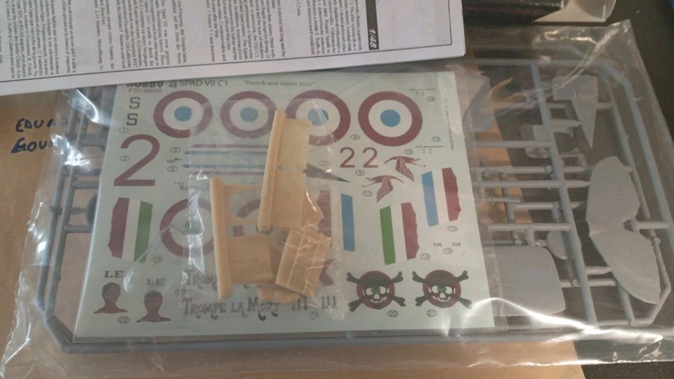1:48 SPECIAL HOBBY SPAD VVII FRENCH AND ITALIAN ASSES sealed - Immagine 2 di 3