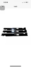 5 blades GENUINE Bad Boy 038-6080-00 High Lift Fusion Blades Renegade Rouge 61"