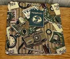 Vintage Creative Memories Tapestry Travel PASSPORT Scrapbook Album 12x12 NOS NIB