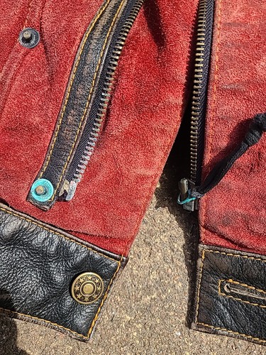 Vintage 80s Bomb Boogie Leather Air Skinner Jacket Large - Picture 6 of 6