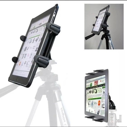 Universal Tablet Tripod Adapter Mount for Samsung Galaxy Tab Note Apple iPad Pro - Picture 1 of 6
