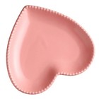 2 Pack Rosa Teller Herzteller Herzförmige Schalen Herzrosa Dessertplatte