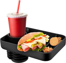 Car Seat Travel Tray for Kids, Toddler Car Seat Cup Holder Food Tray for Travel