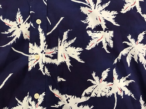 Gitman Bros Hawaii Herren Hemd Palmen Blau Größe XLarge Made in USA - Bild 6 von 8