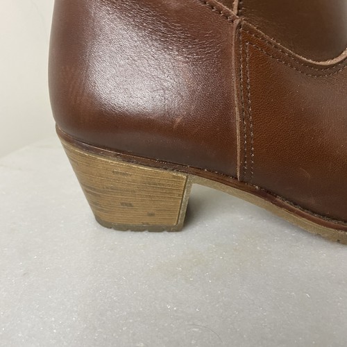 Vintage LL BEAN halbhohe Stiefel blond braun Leder Lammfell gefüttert Gr. 8 Canada Festival - Bild 8 von 17