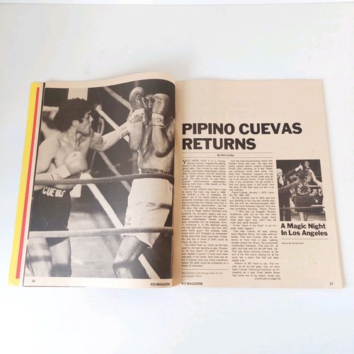 KO MAGAZINE DONALD CURRY COVER JULY 1984 BOXING MAGAZINE | VGC - Picture 8 of 11