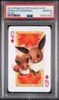2013 POKEMON CENTER NAGOYA PLAYING CARDS EEVEE QUEEN OF DIAMONDS PSA 10