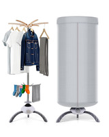 Compact Electric Clothes Dryer 900W Heated Airer with 10KG Capacity – White