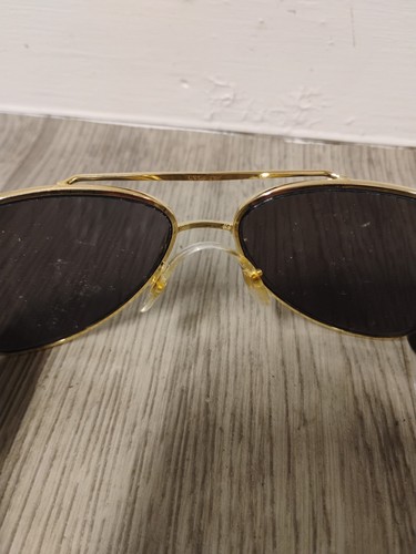 Vintage Crews Engineer 147 Z87 Brille Taiwan Gold Pilotenbrille graue Gläser - Bild 5 von 10