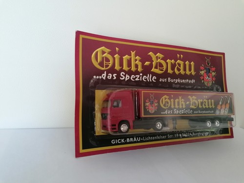 Gick-Bräu mini Werbetruck, MB Actros SZ, 1:87 in OVP - Bild 2 von 9