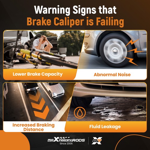 Juego de pinzas de freno traseras con soporte para Lexus GX460 GX470 Toyota 4Runner 19-P2737 - Imagen 10 de 12