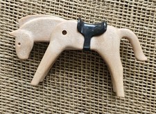 Playmobil 1974 Geobra Tan Horse With Saddle Toy Figure