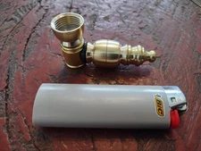 2.5" Brass Chamber Pipe. 100% Brass. Made in USA.