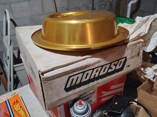 Moroso Gold Air Cleaner 14” Vintage Base only - Picture 14 of 14