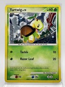 Pocket Scout - Turtwig 17/17 Cosmos Holo Swirl Pokémon Card Pop Series 6 2007 MP