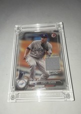 2017 Bowman - Corey Seager #50 Game Used Swatch-Jersey Fusion