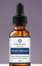 Sweet Dreams~VITALITY EXTRACTS~30ml Dropper- 100% Pure Essential Oil NEW ORGANIC