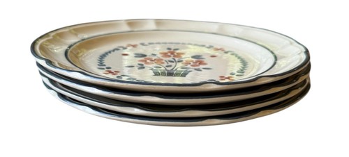 Set of 4 Cumberland Brambleberry 10.5” Stoneware Dinner Plates by Hearthside - Imagen 2 de 10